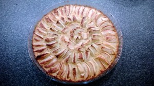 tarte aux pommes légère