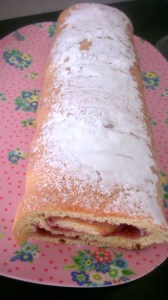 biscuit roulé garni de confiture sans sucre ajouté