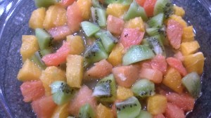 Salade de fruits acidulée