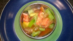 tartare en préparation