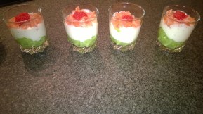 Verrine saumon avocat