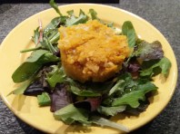 lentilles corail, courge et oignon